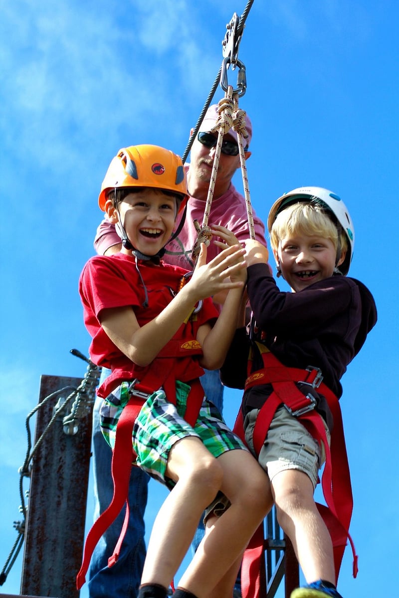 Canopy zip line adventure